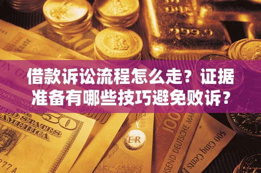 武汉借款诉讼流程怎么走？证据准备有哪些技巧避免败诉？