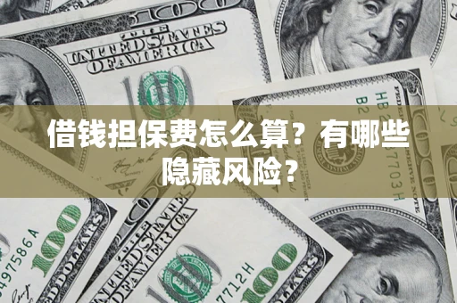 武汉借钱担保费怎么算？有哪些隐藏风险？