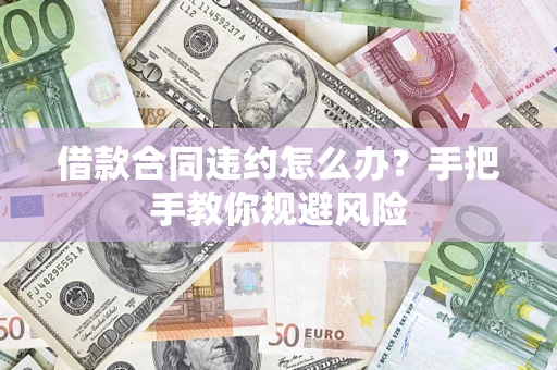 武汉借款合同违约怎么办？手把手教你规避风险