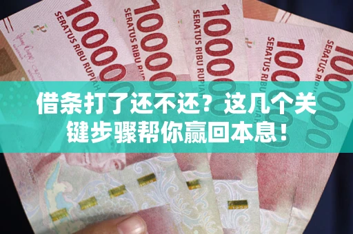 武汉借条打了还不还？这几个关键步骤帮你赢回本息！