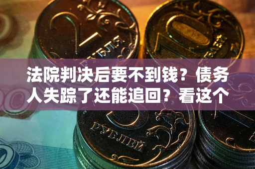 武汉法院判决后要不到钱？债务人失踪了还能追回？看这个方法！