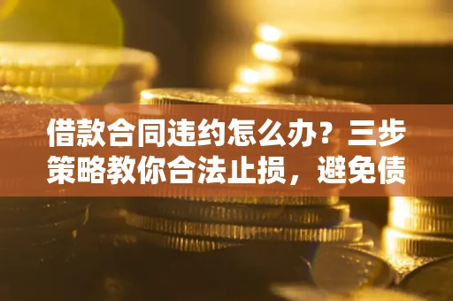 武汉借款合同违约怎么办？三步策略教你合法止损，避免债务危机升级