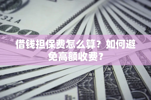 武汉借钱担保费怎么算？如何避免高额收费？