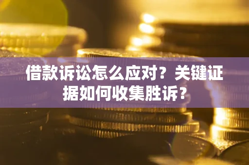 武汉借款诉讼怎么应对？关键证据如何收集胜诉？